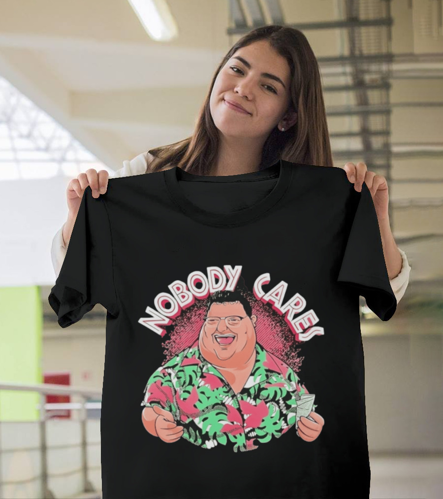 Seinfeld Newman Nobody Cares Wayne Knight Tropical Hawaiian T-Shirt