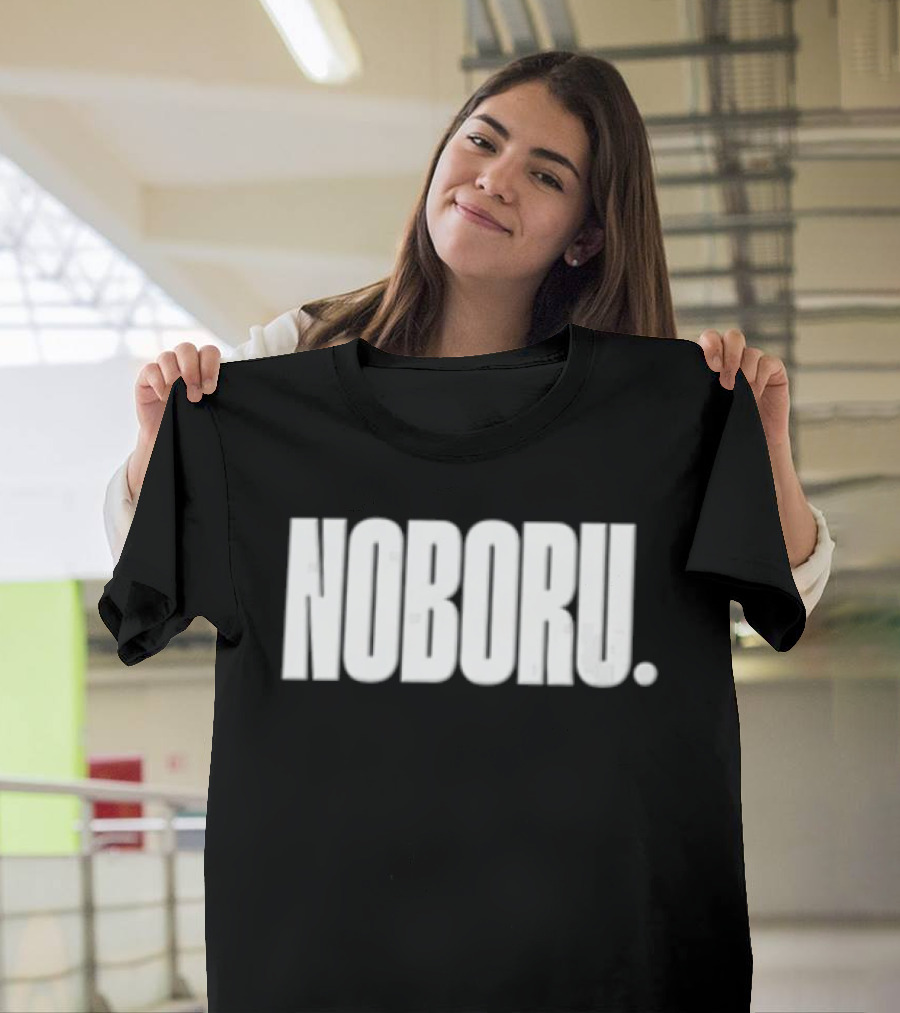 Noboru White Sans Serif T-Shirt