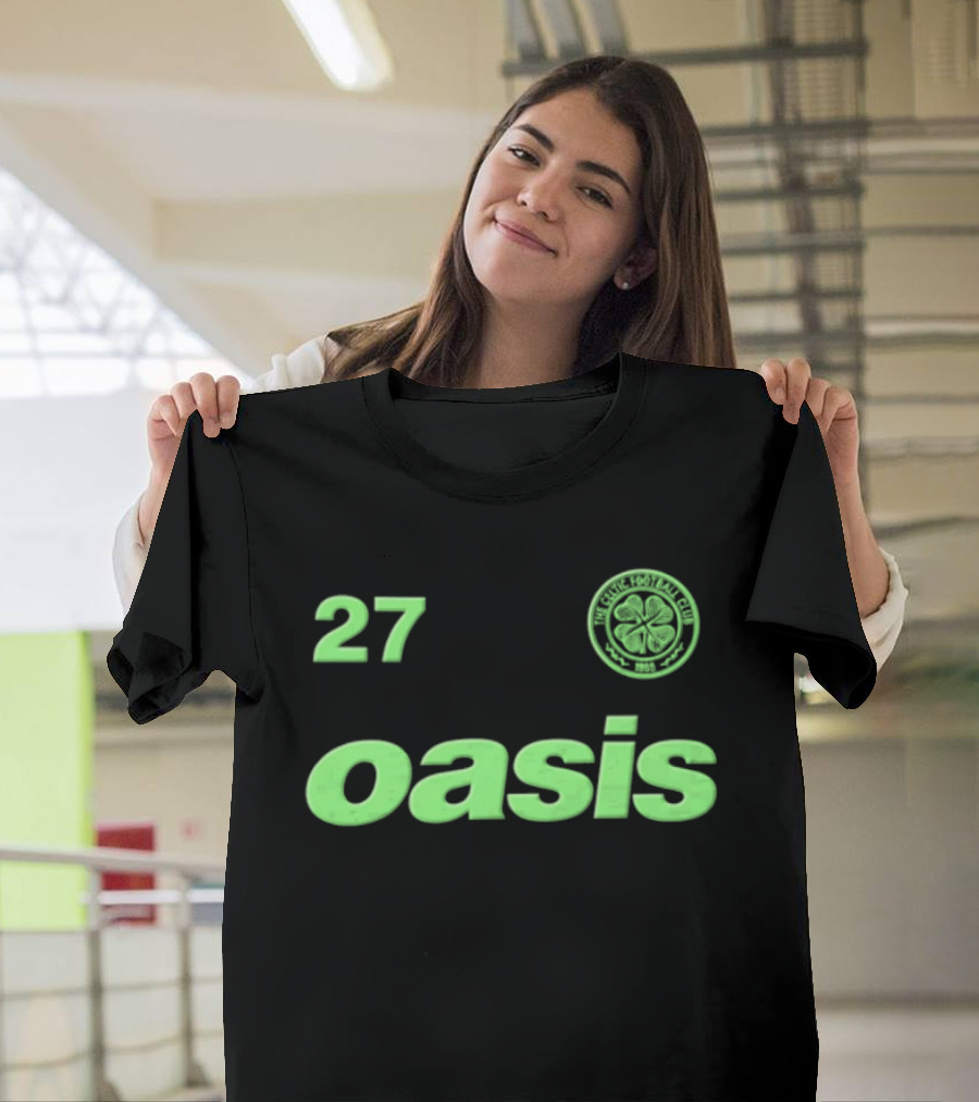 27 Glow In The Dark Celtic FC Oasis T-Shirt