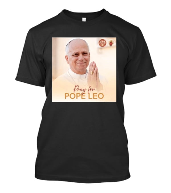 Pray For Pope Leo Clerical Blessing With Clergy T-Shirt