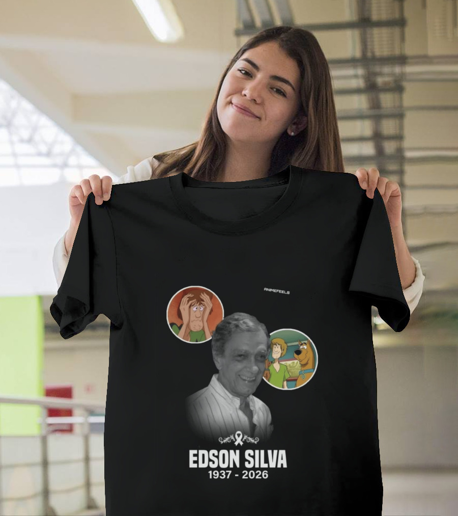 Edson Silva 1937 2026 Shaggy And Scooby Doo Tribute Animefeels T-Shirt
