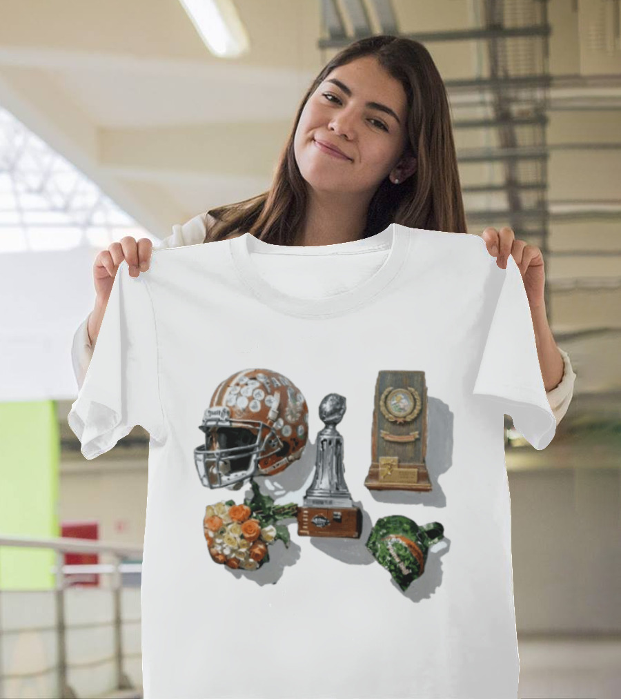 Florida A&M University Rattlers Football Helmet Trophies And Roses T-Shirt
