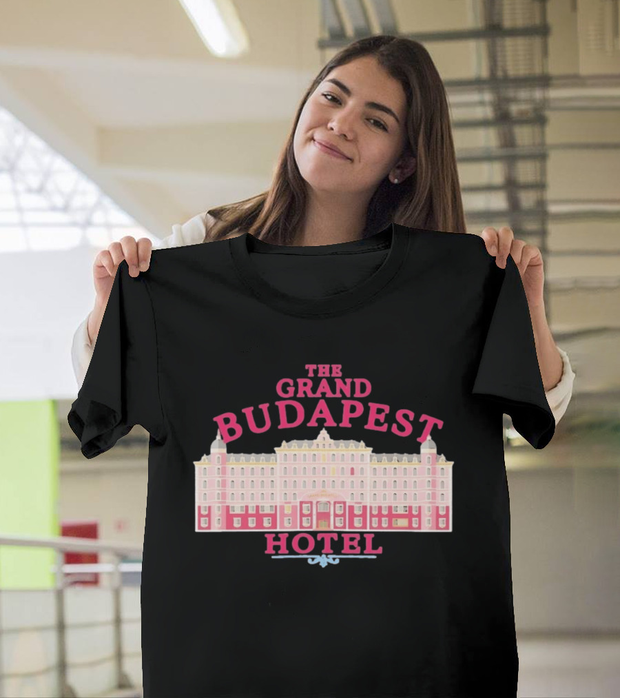 The Grand Budapest Hotel Wes Anderson Iconic Movie Architecture T-Shirt