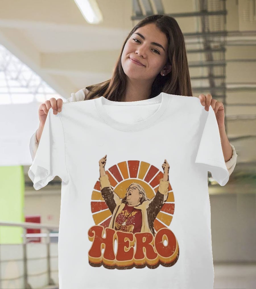 Hero Carol Danvers Captain Marvel Vintage Retro Sunburst T-Shirt