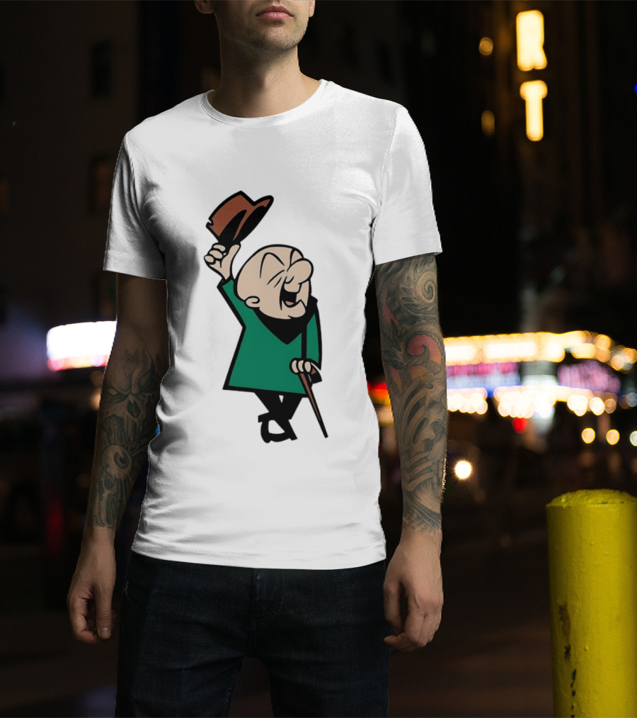 Mr Magoo Tipping His Hat Classic Animation T-Shirt