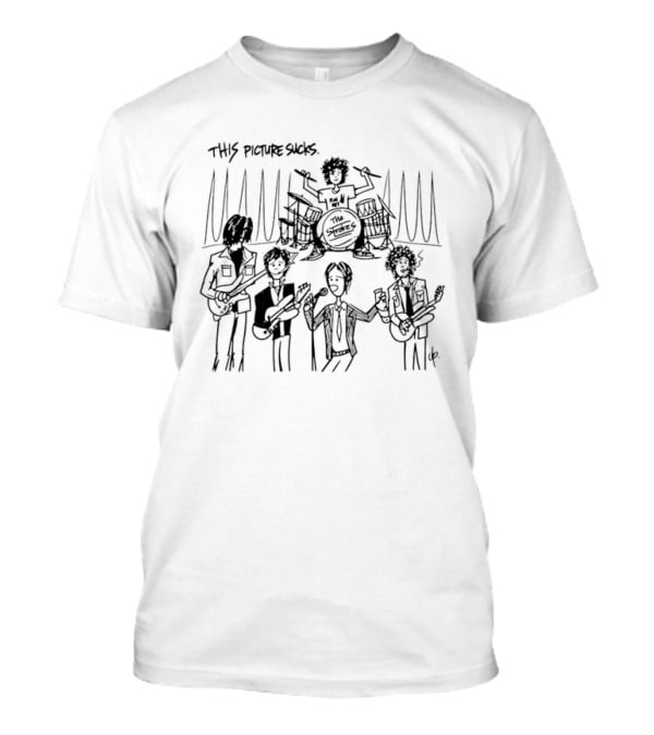 The Strokes This Picture Sucks Indie Rock Band Sketch T-Shirt
