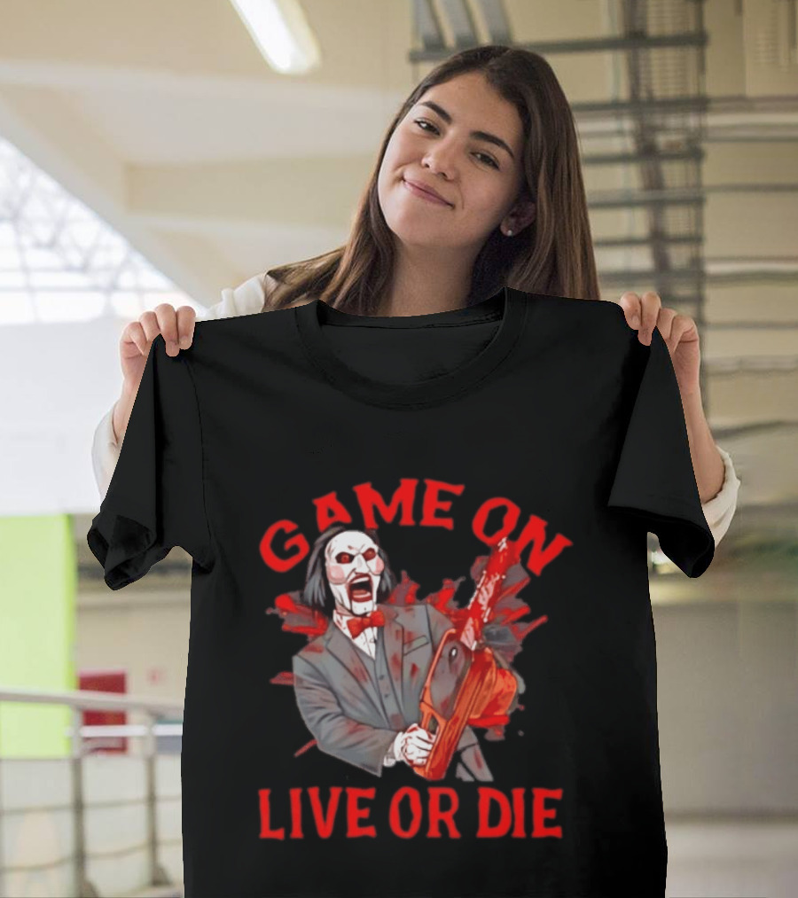 Billy The Puppet Game On Live Or Die Saw T-Shirt