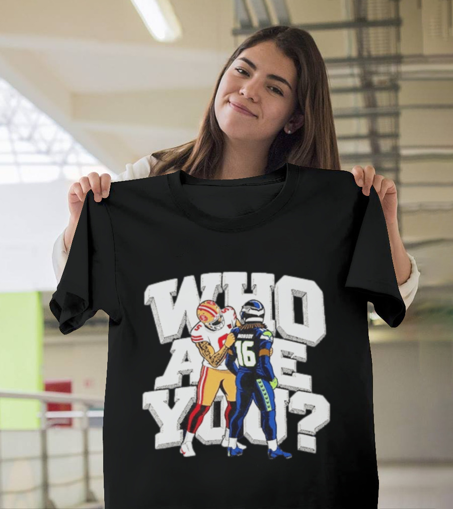 Who Are You Mike Evans Checked Stefon Diggs NFL Showdown T-Shirt