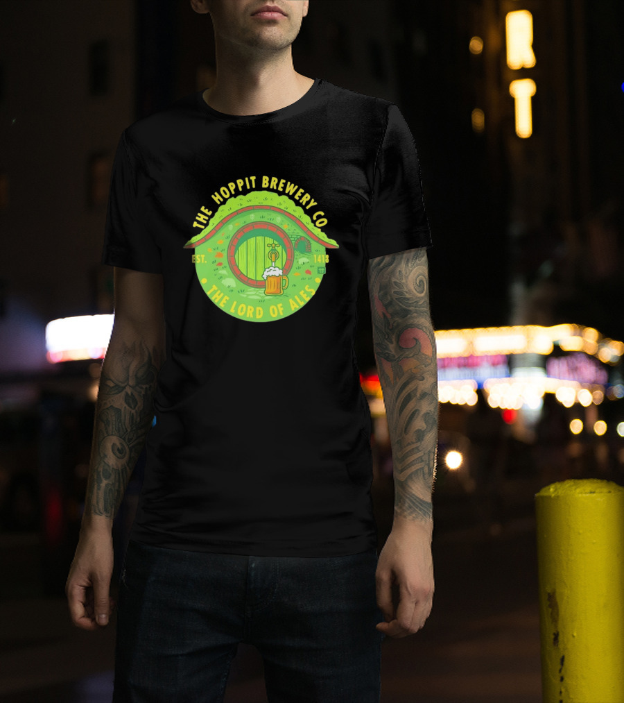The Hoppit Brewery Co The Lord Of Ales Est 1418 T-Shirt