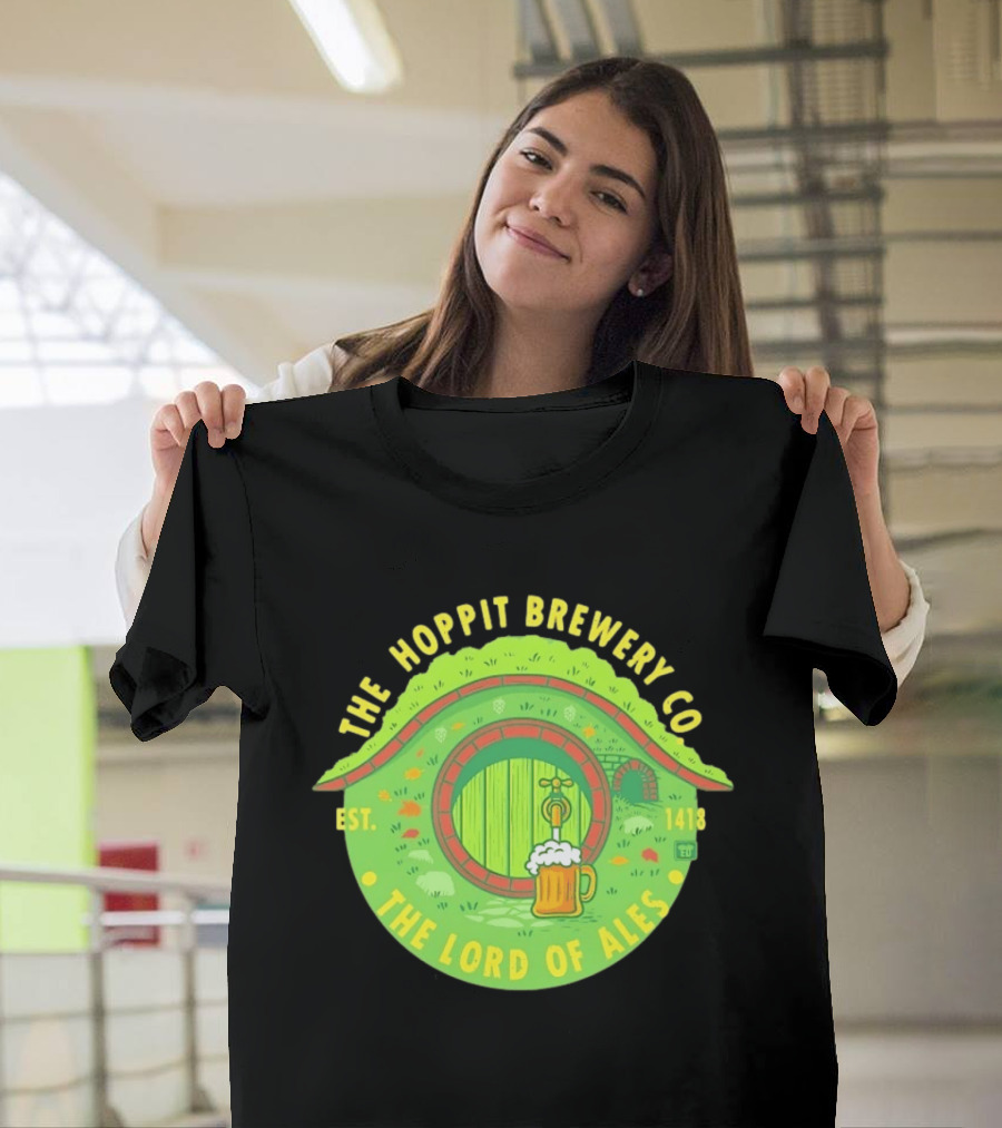 The Hoppit Brewery Co The Lord Of Ales Est 1418 T-Shirt