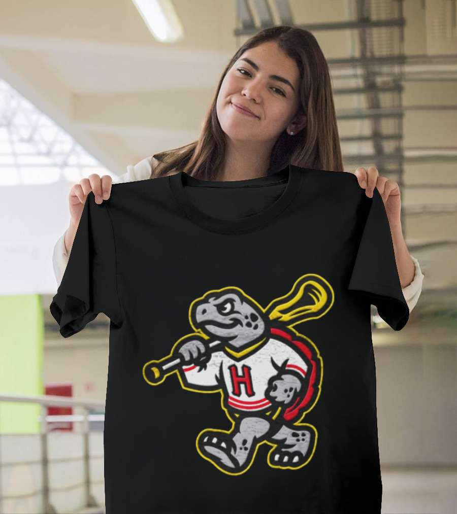 University Of Maryland NCAA Grey Terrapin Mascot Holding Bat T-Shirt