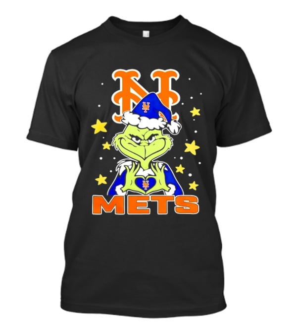 Grinch Met Love New York Mets Christmas 2026 T-Shirt