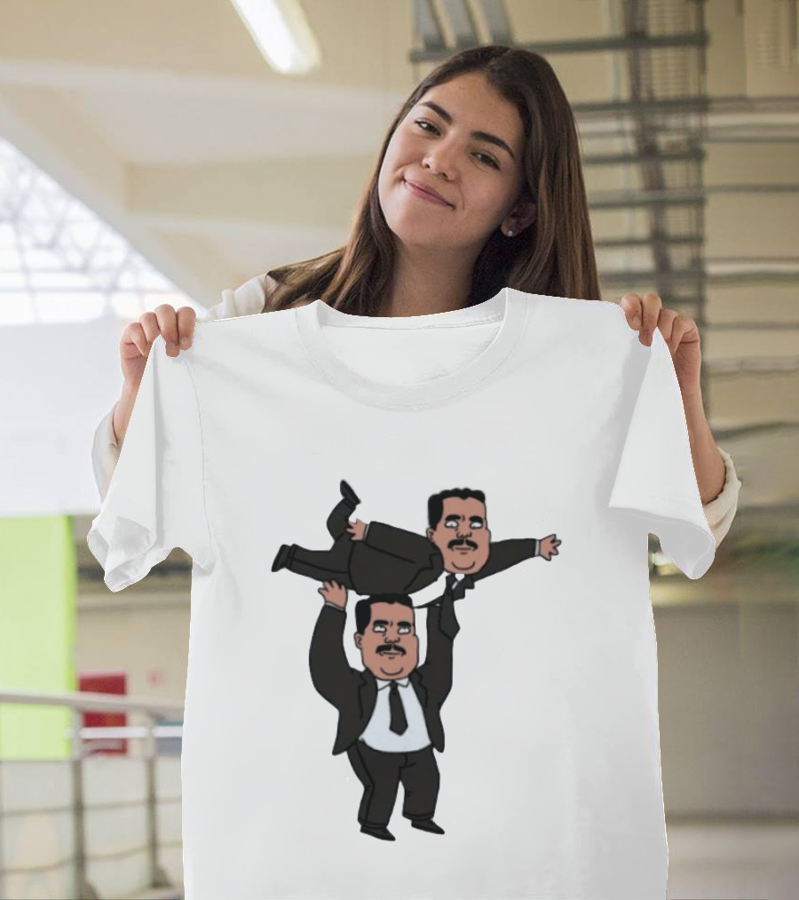 Guillermo Rodriguez Cartoon Lifting Himself Jimmy Kimmel Live T-Shirt