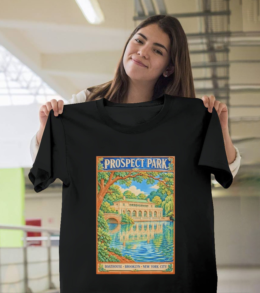 Prospect Park Boathouse Brooklyn New York City T-Shirt