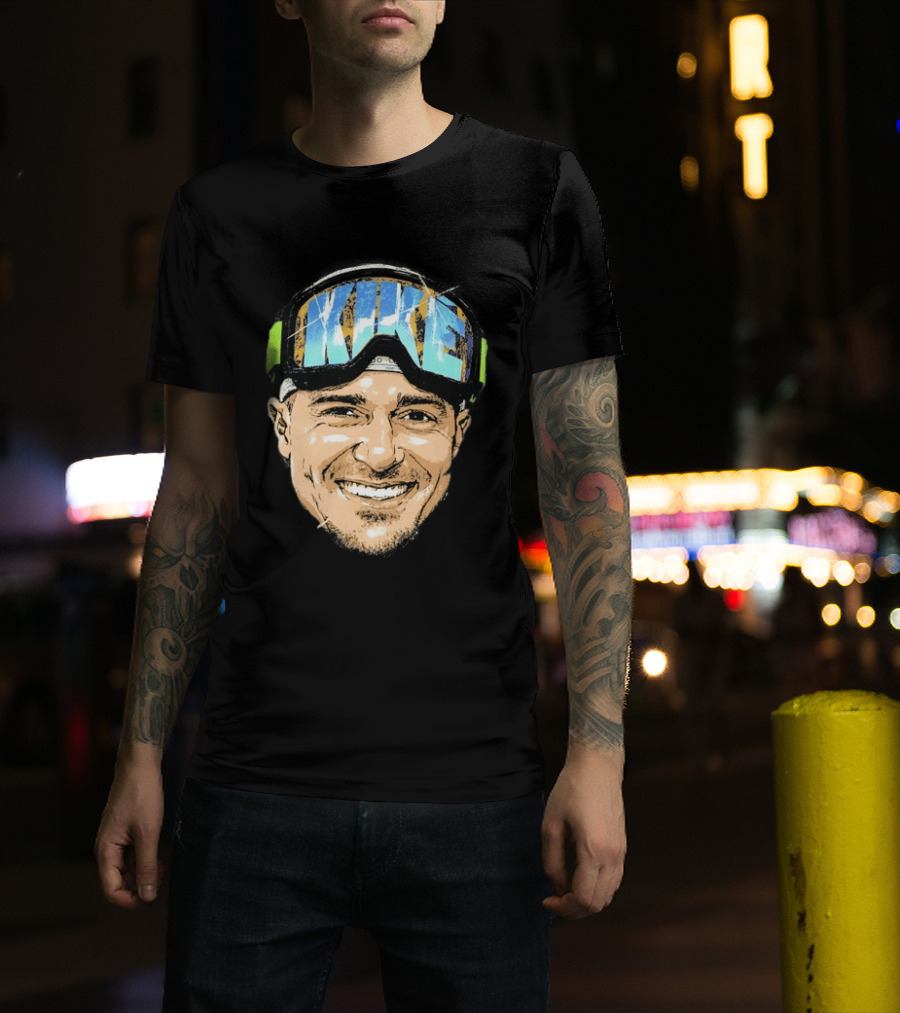 Kike Hernandez Dodgers Number 8 Face Goggles T-Shirt