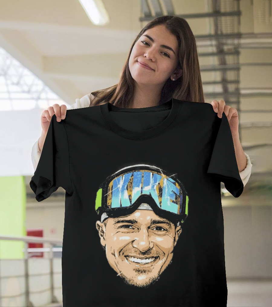 Kike Hernandez Dodgers Number 8 Face Goggles T-Shirt