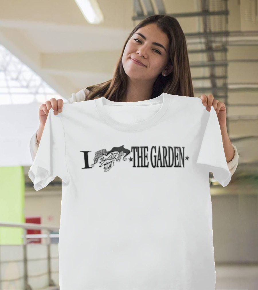 I Love The Garden Skull Face T-Shirt