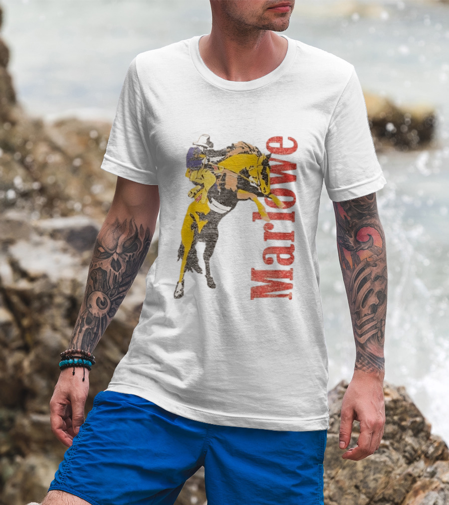 Marlowe Cowboy Horse Rider Western T-Shirt