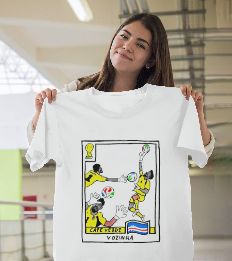Cape Verde National Football Team Vozinha World Cup Celebration T-Shirt