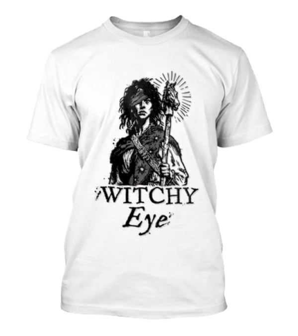 Witchy Eye Patch Mystic Staff And Horse T-Shirt