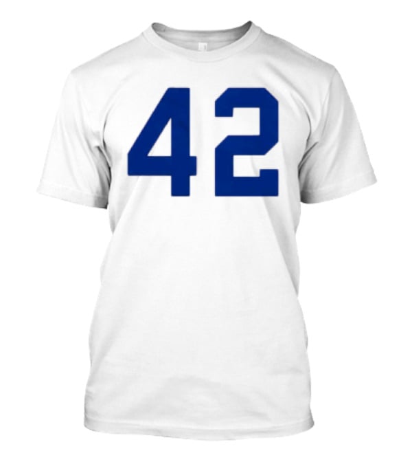 2026 LA Dodgers Jackie Robinson 42 Jersey Giveaway Event T-Shirt