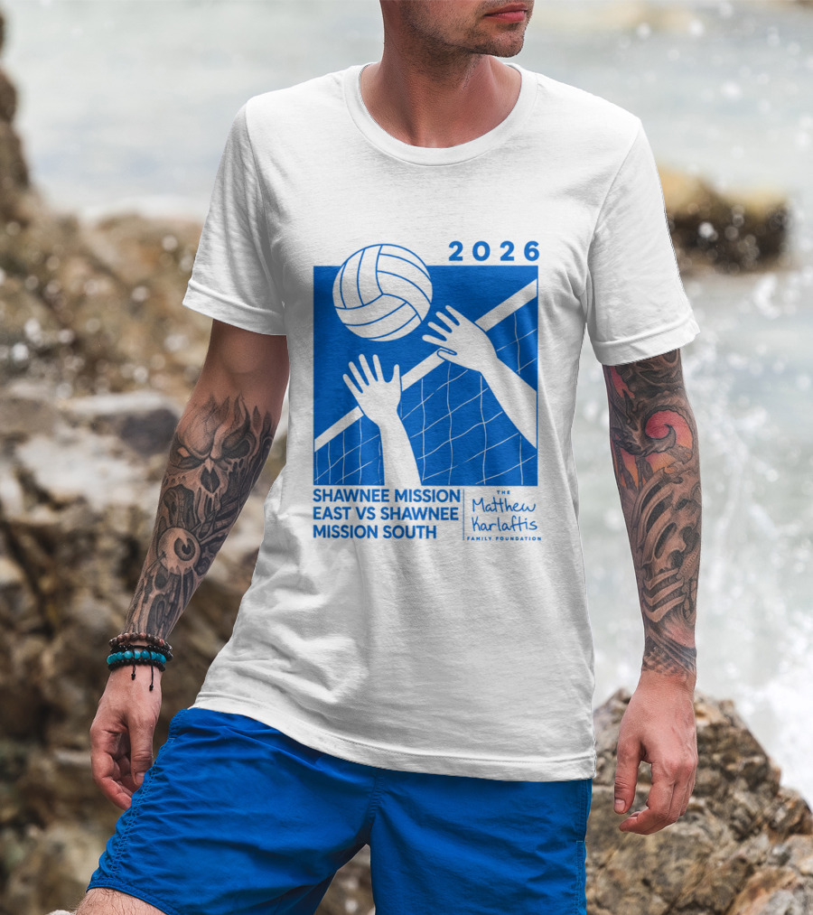 Shawnee Mission East Vs Shawnee Mission South Volleyball 2026 T-Shirt