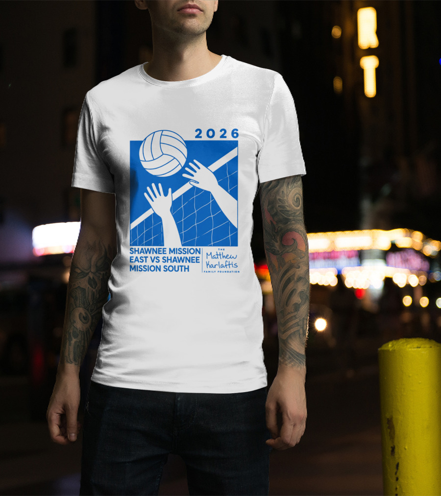 Shawnee Mission East Vs Shawnee Mission South Volleyball 2026 T-Shirt