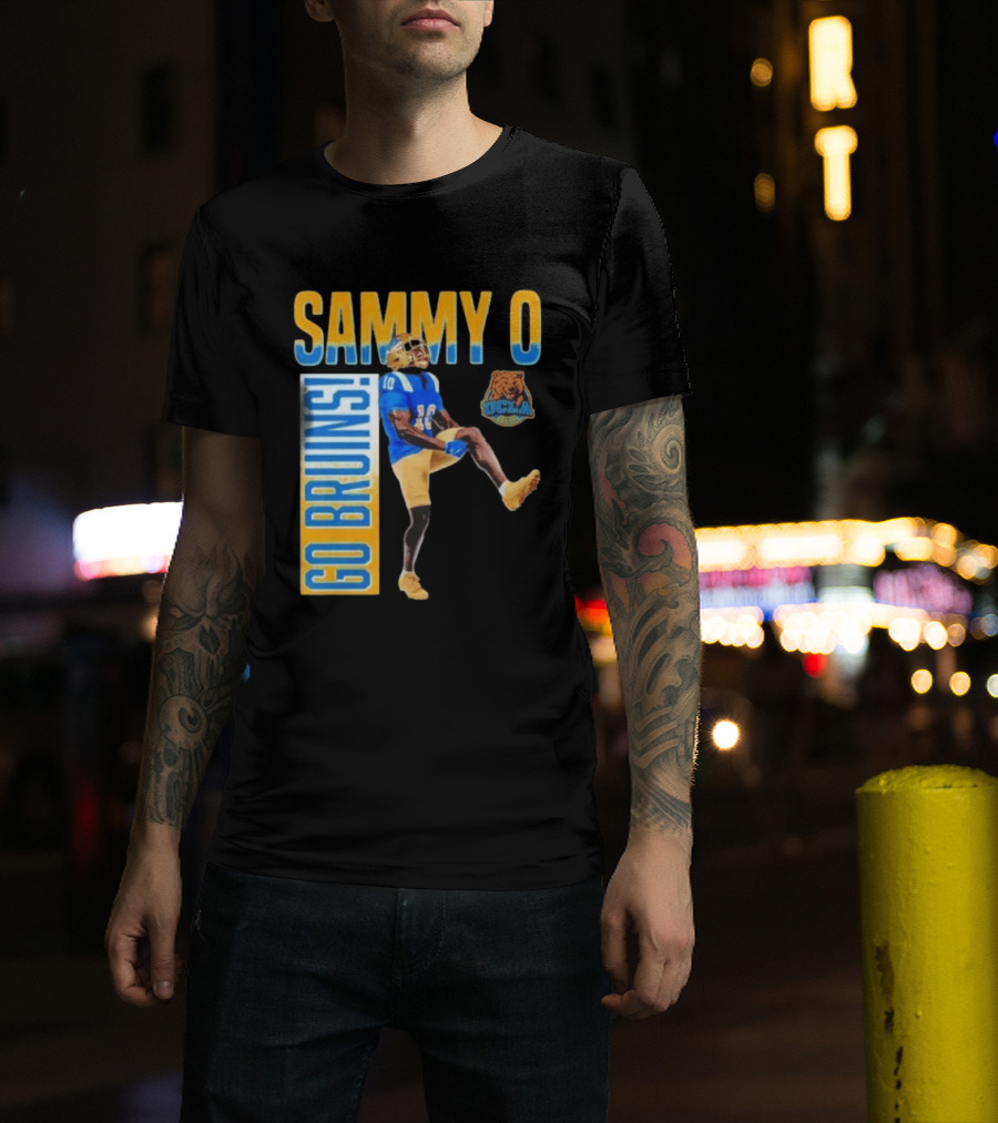 UCLA Bruins No 10 Sammy O Go Bruins College Football T-Shirt