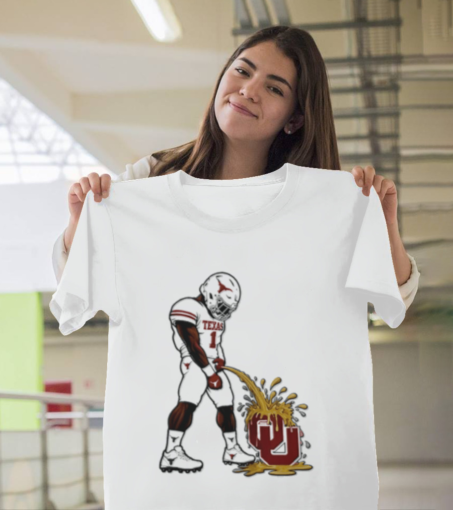 Colin Simmons Texas Football Rivalry With Oklahoma Sooners T-Shirt