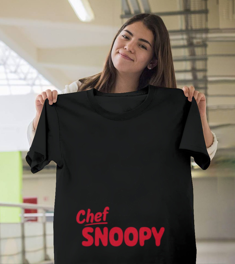 Chef Snoopy Peanuts Cooking Utensils T-Shirt