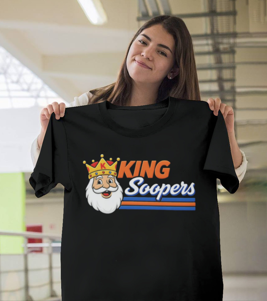 King Soopers 1980s John Elway Denver Football T-Shirt