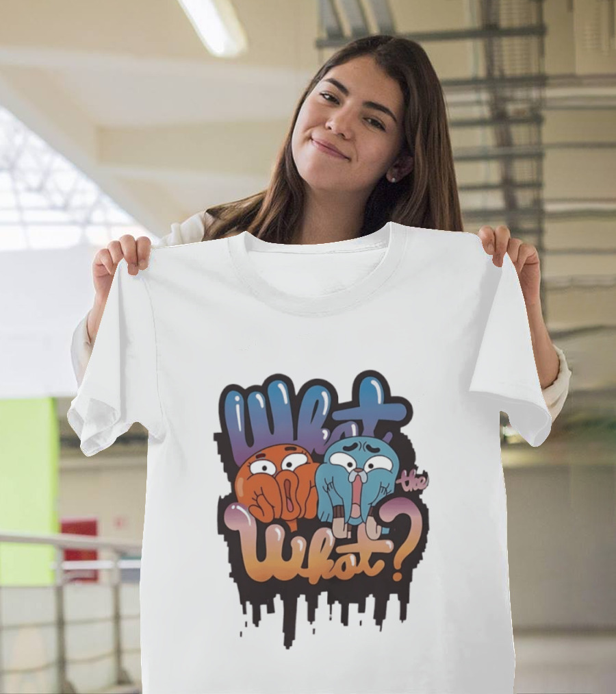 Gumball And Darwin What The What Cartoon Network What The What T-Shirt