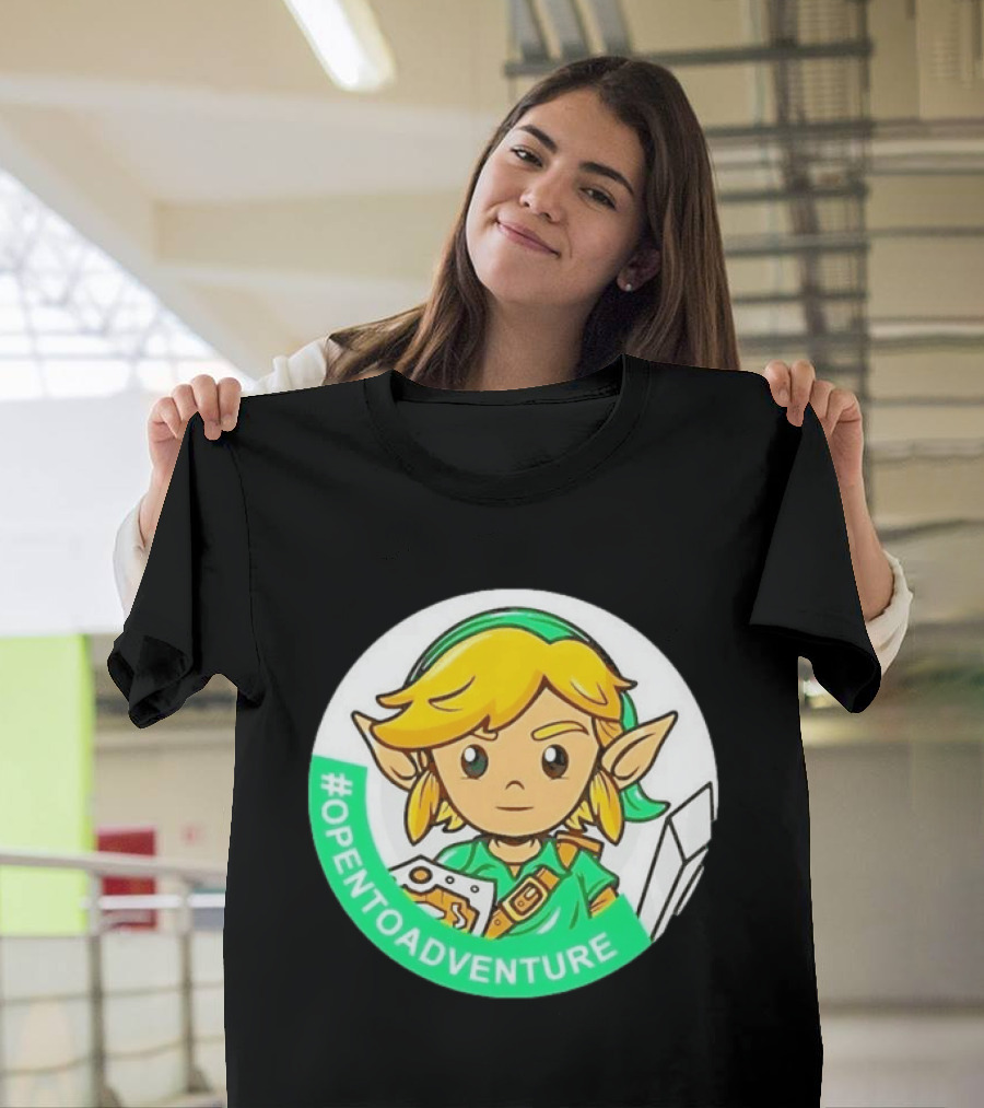 #OPENTOADVENTURE Link The Legend Of Zelda T-Shirt