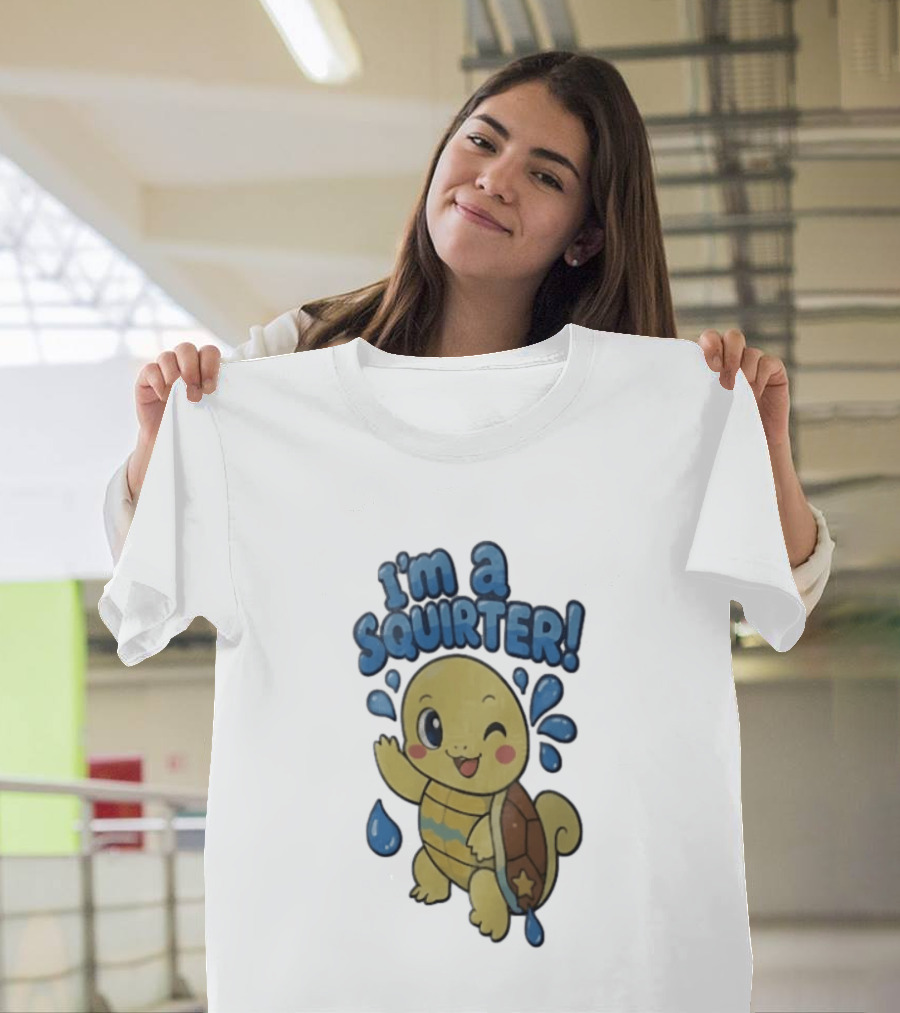 I'm A Squirter Squirtle Fan Favorite Pokémon Splashing Fun T-Shirt