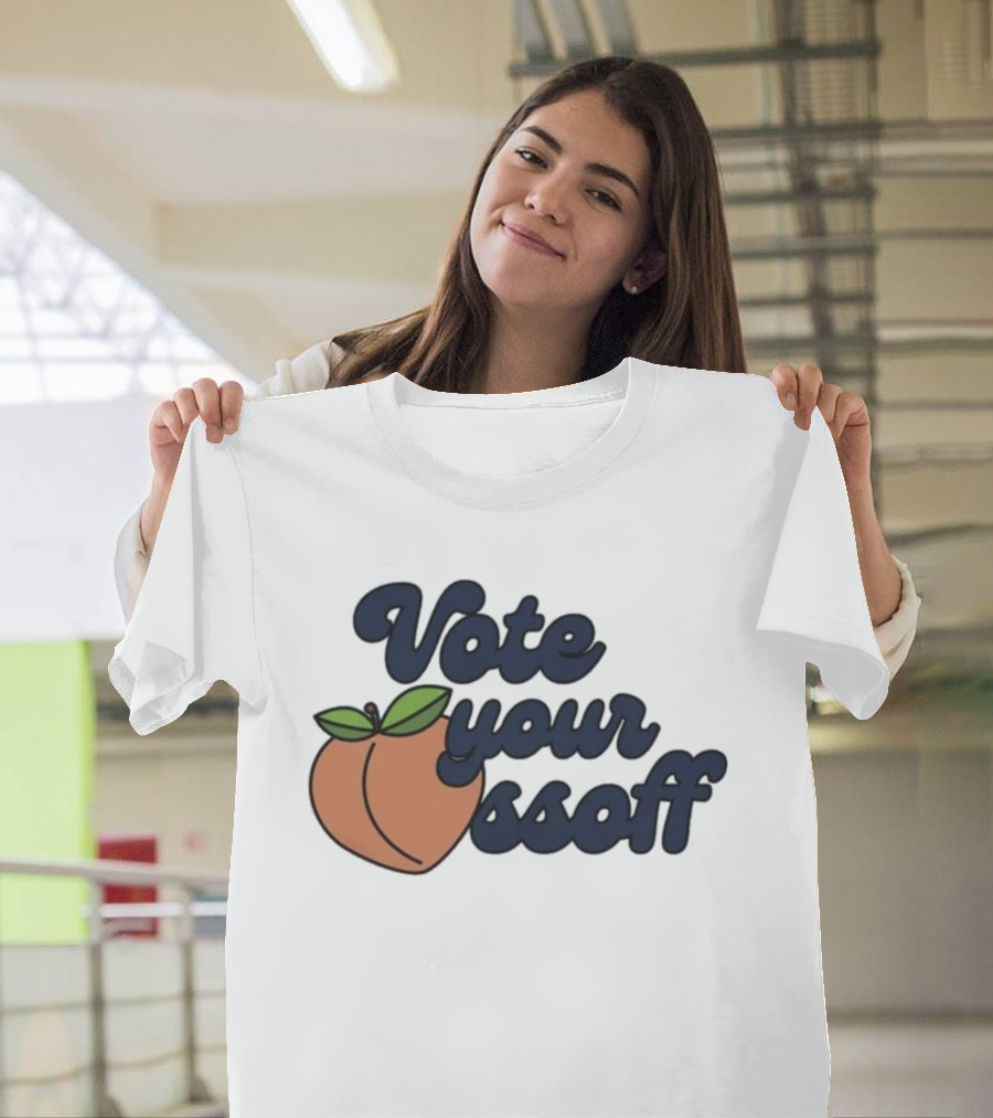 Vote Your Ossoff Peach T-Shirt