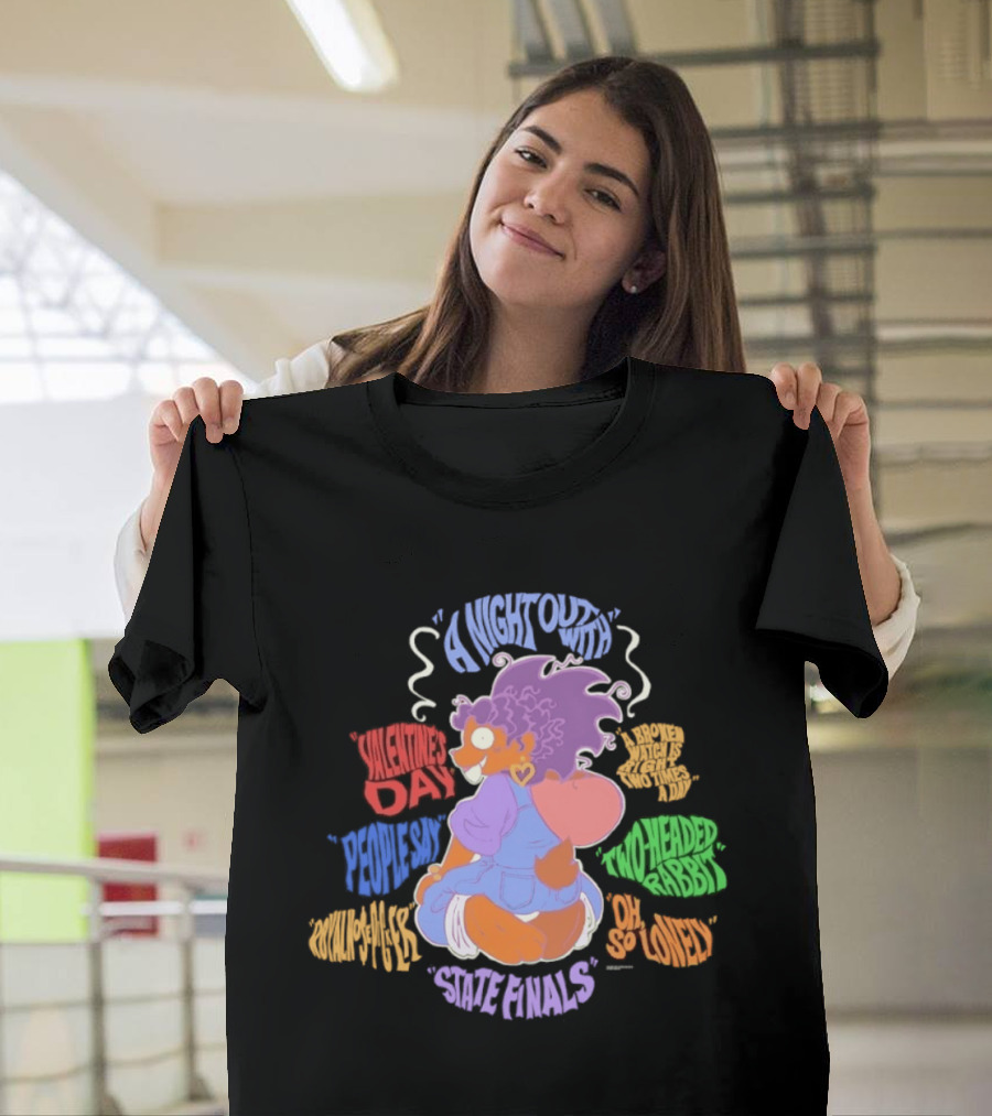 A Night Out Valentine's Day Two Headed Rabbit Rare Animals So Loved T-Shirt