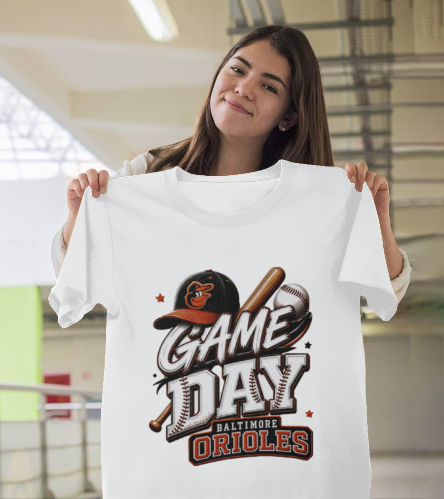 Baltimore Orioles Game Day Baseball MLB 2026 T-Shirt