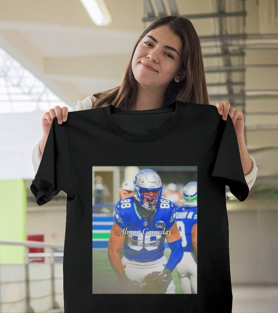 Seattle Seahawks Almost Gameday 88 Walker III Football Action T-Shirt