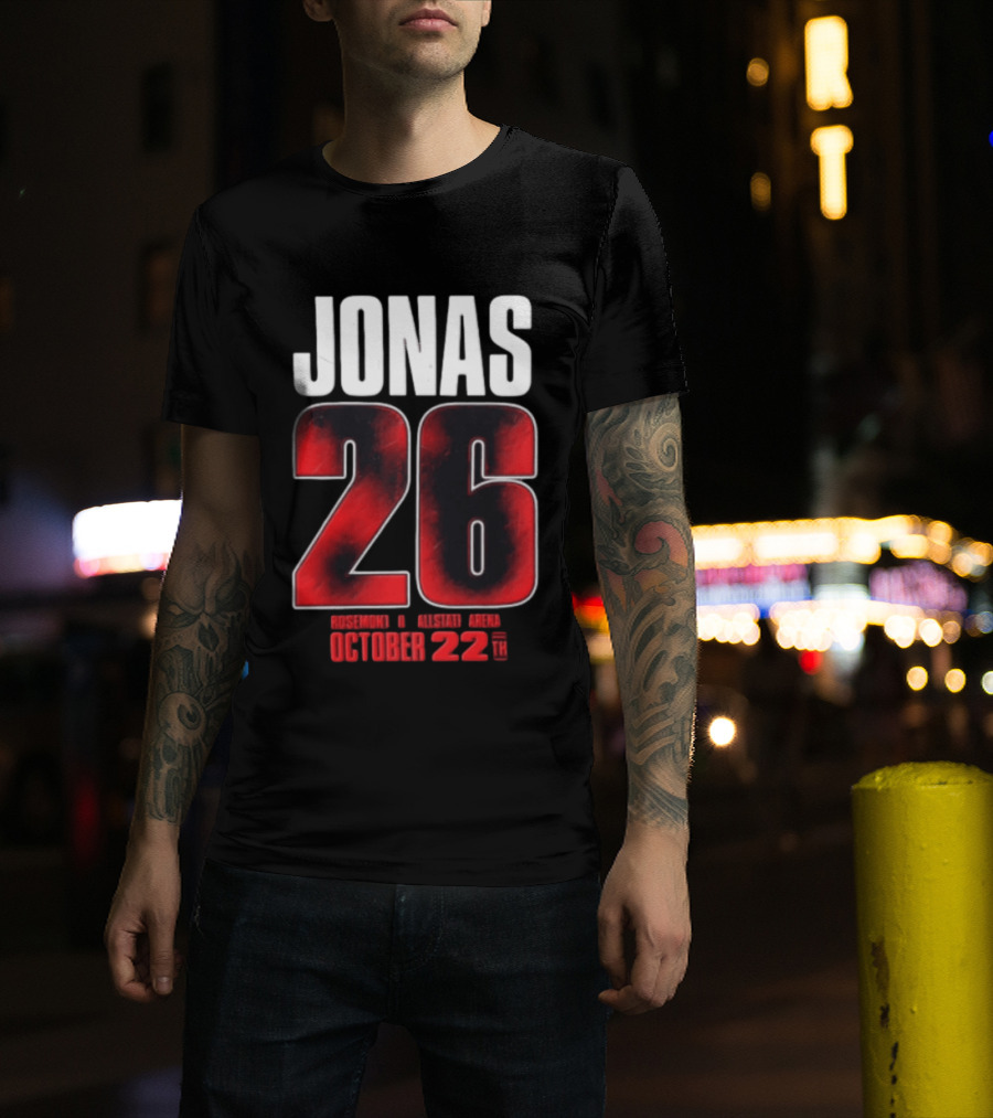 Jonas Brothers October 22 Rosemont Allstate Arena 2026 T-Shirt
