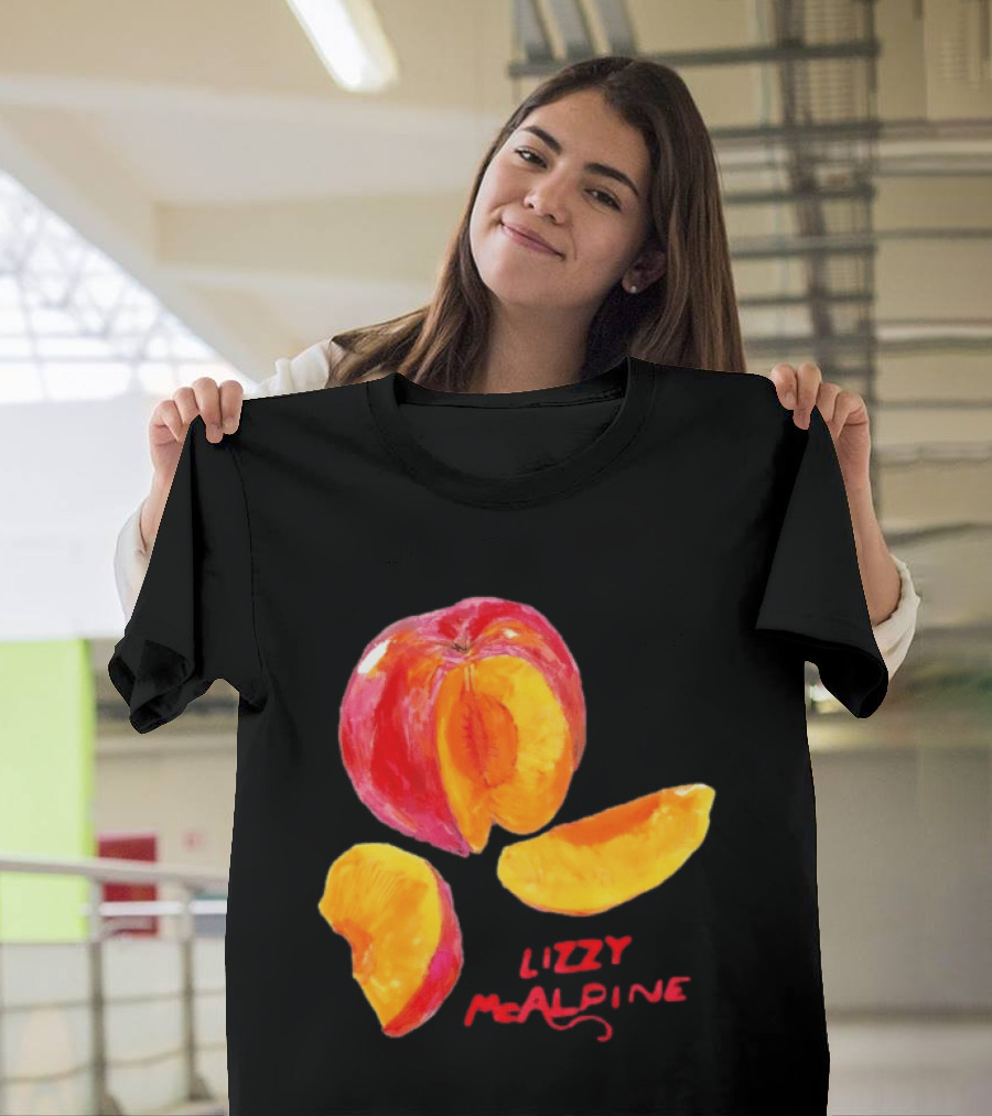 Lizzy McAlpine Peach Indie Folk Singer Songwriter T-Shirt