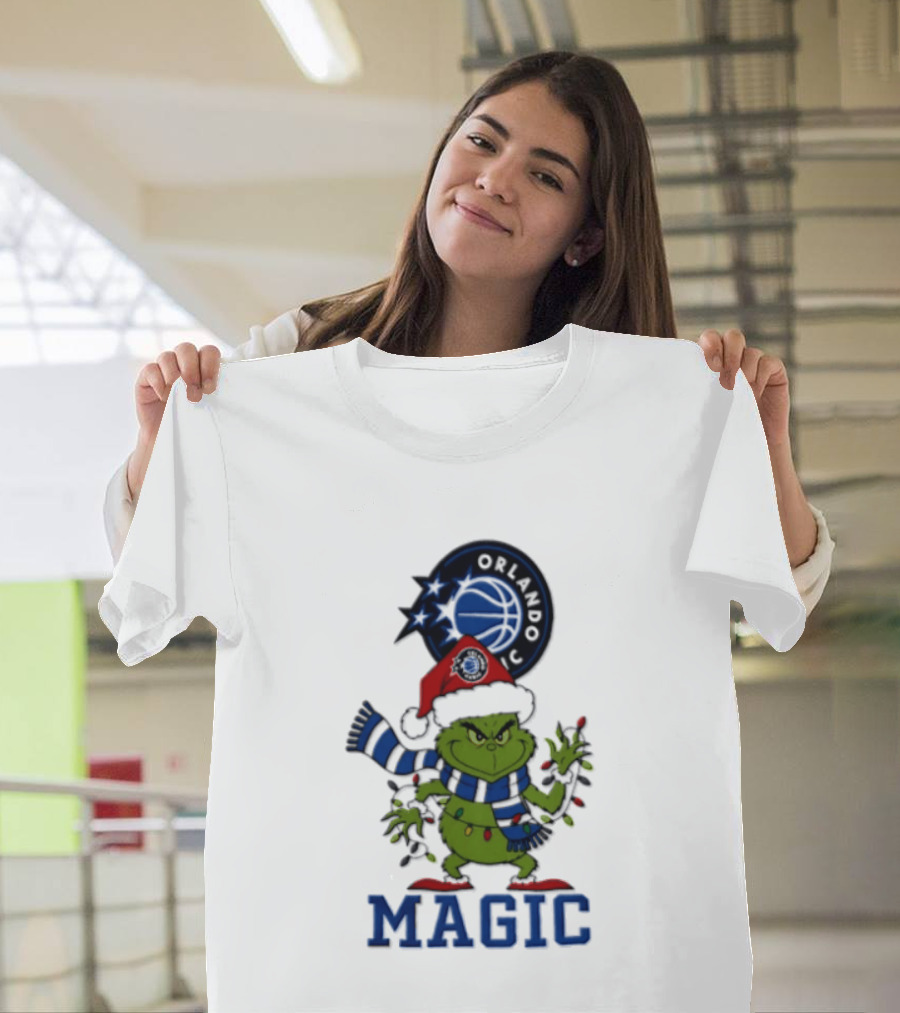 Grinch Orlando Magic Christmas 2026 Holiday Edition T-Shirt
