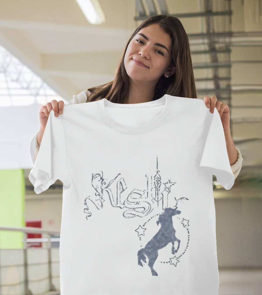 Kelis Distressed Unicorn Y2K R And B T-Shirt