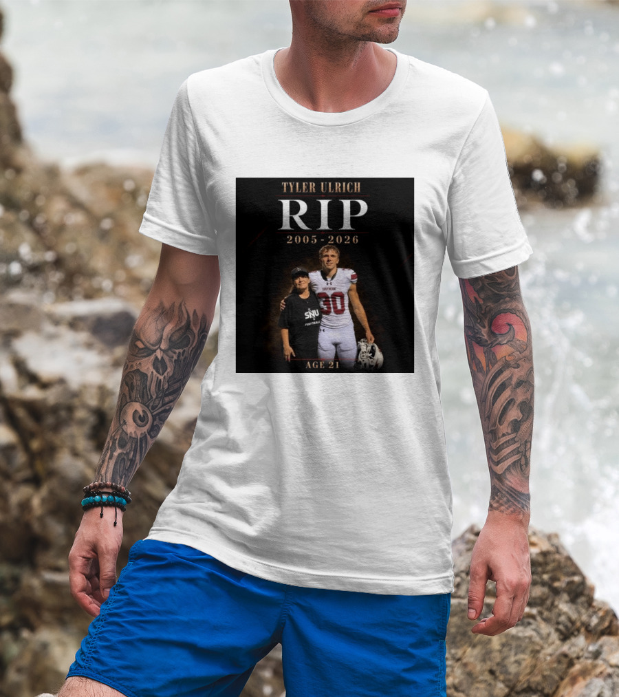 Tyler Ulrich RIP 2005 2026 Age 21 SNU Football T-Shirt