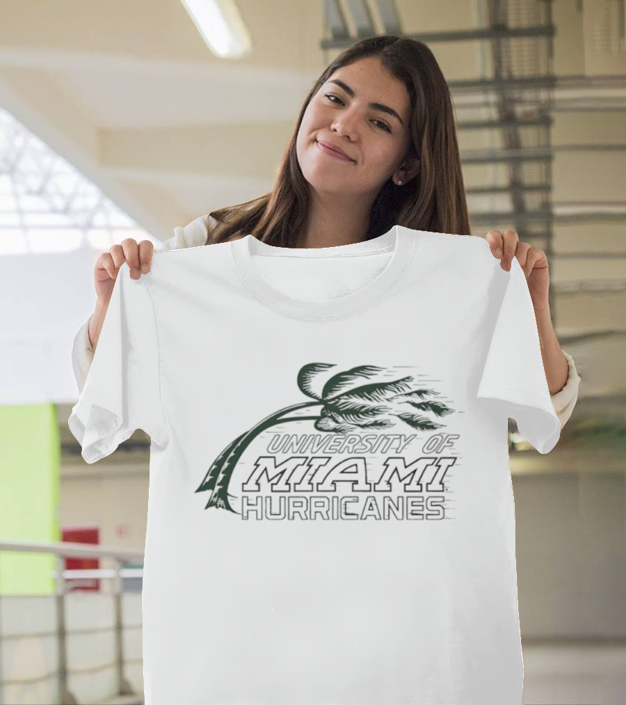 University Of Miami Hurricanes Palm Tree T-Shirt