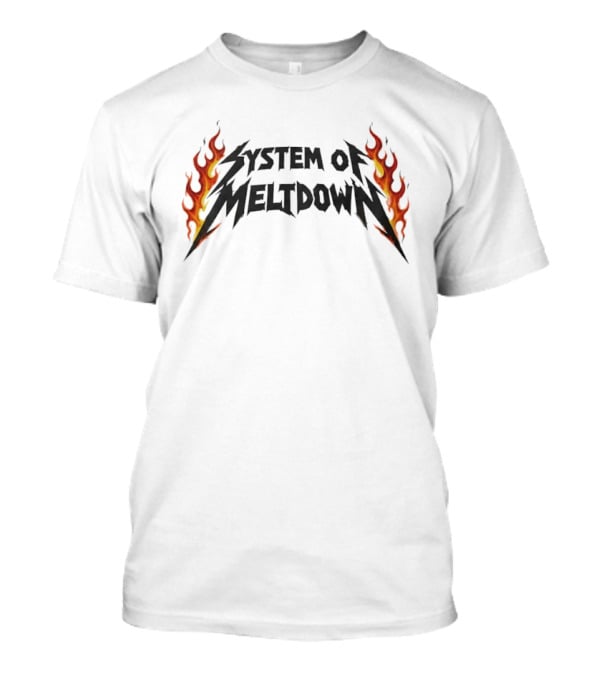 System Of Meltdown Heavy Metal Flaming T-Shirt