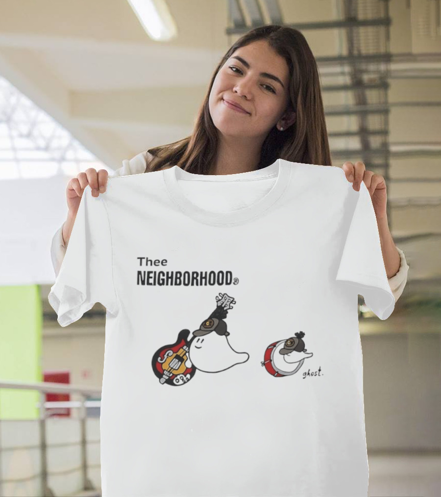 Thee Neighborhood Ghost Band Neighbourhood Ghost T-Shirt
