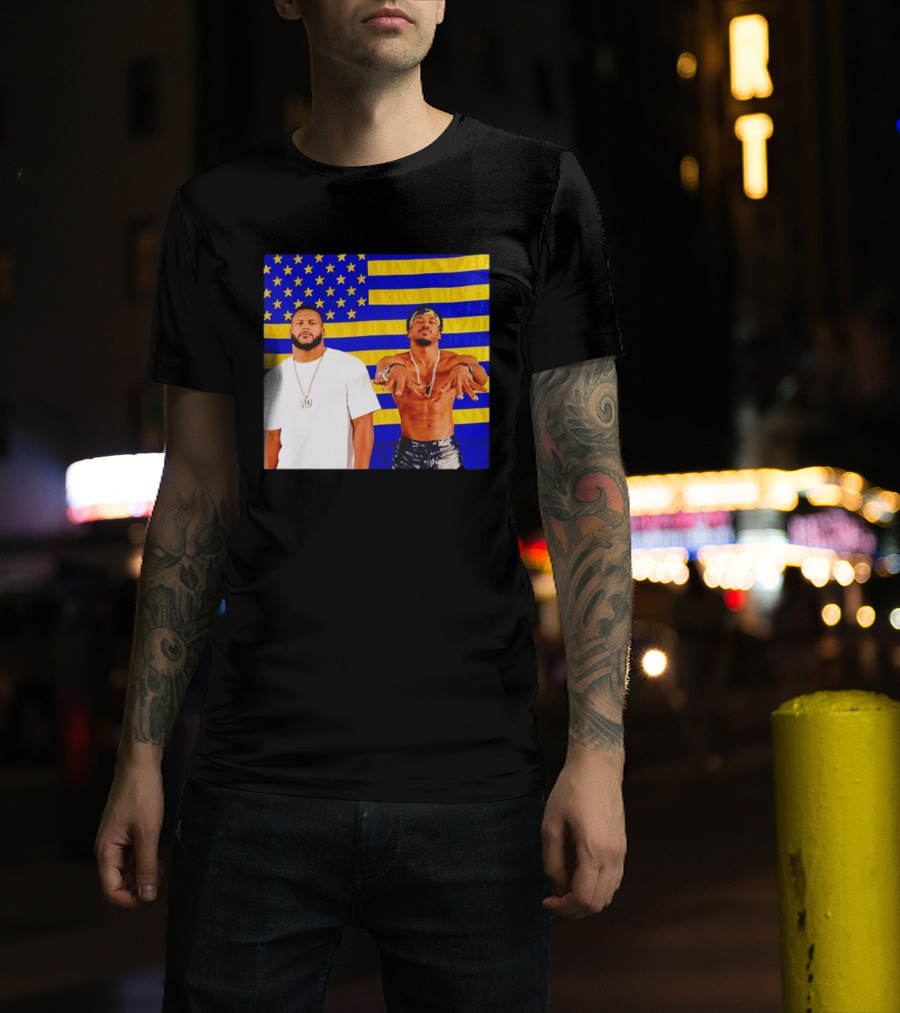 Aaron Donald And Jalen Ramsey Los Angeles Rams T-Shirt