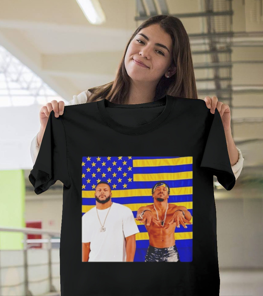 Aaron Donald And Jalen Ramsey Los Angeles Rams T-Shirt