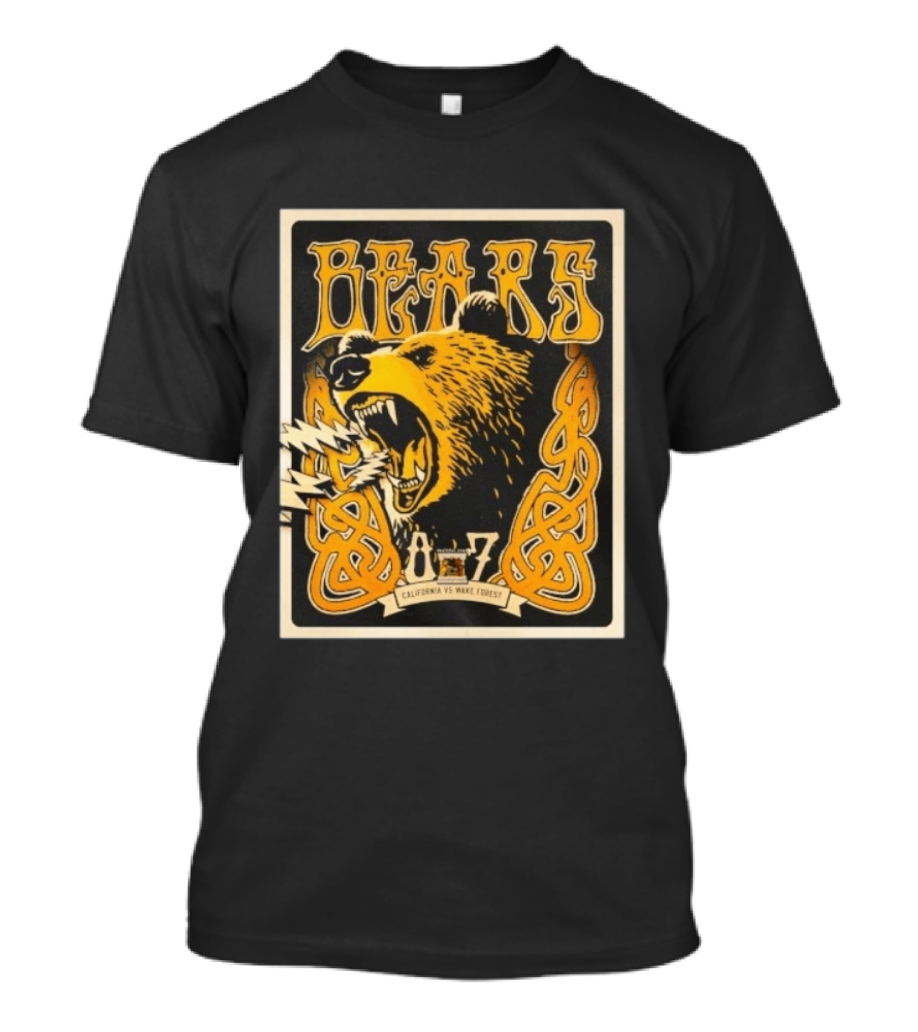 California Vs Wake Forest Bears Grateful Dead Tour 07 T-Shirt