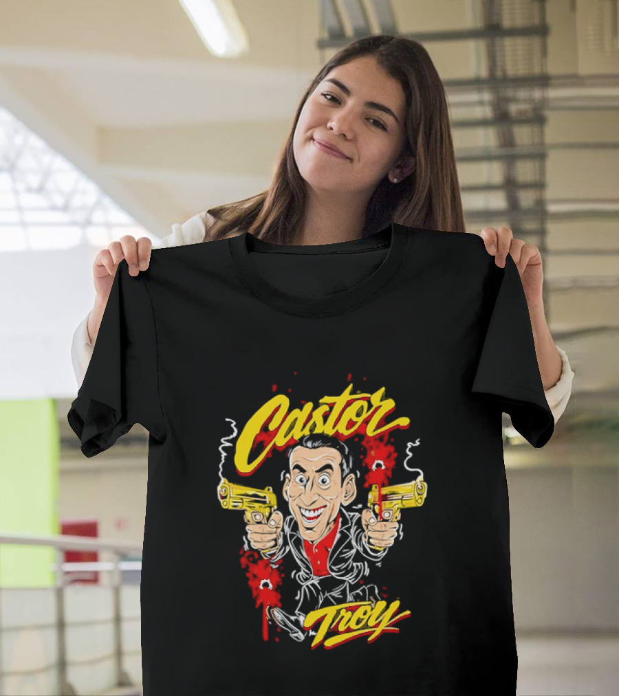 Castor Troy Face Off Nicolas Cage 90s Action Movie T-Shirt